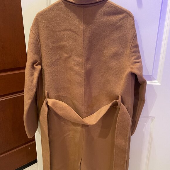 Rouje Philou 100% Wool Camel Coat 34 XS Jeanne Damas - Picture 6 of 6